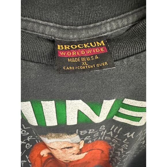 Eminem "Criminal Fall 2000 Tour" Vintage Reprint Single Stitch T-shirt Brockum - Picture 6 of 6